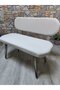 First New Model Bomb Fabric Bench Cover in Turkey Kitchen Restaurant Cafe Pouf Bench Cover - 2