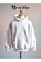 Moon and Sun Printed Cotton 3 Thread O Oversized Sweatshirt - 2