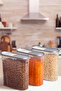 Erzak Bakliyat Self-Covering Pantry Storage Container 2 Pcs Set Luxury Stylish Dowry Set 4Lt Food Container - 4