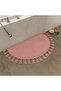 Bathroom Shower Front Pompom Fringed Mat