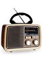 Radio With Bluetooth, SD Card Slot, USB & AUX Port | Portable Multi-Function Speaker | FM Radio