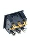 Red ON-OFF Triple Button KCD3 16A-250V - 3