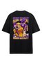 Kobe Bryant Basketball Oversized Black T-Shirt - 3