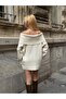 Soft Textured Madonna Collar Knitwear Sweater - 2