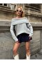 Soft Textured Madonna Collar Knitwear Sweater - 5