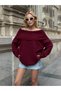 Soft Textured Madonna Collar Knitwear Sweater - 8