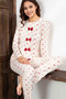 Soft Fabric Women's Pajama Set Mother Daughter Matching Pajama Set - 6