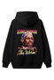 Dennis Rodman Basketball Oversized Black Hooded Sweatshirt - 3