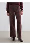 Lcw Vision Brown Women's Elastic Waist Pants - 2