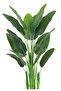 شجرة ورق موز اصطناعية ( ارتفاع 180 سم ) حوض بلاستيك - 2