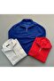 Unisex Half Zipper Black Gray Red Set of 3