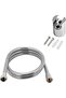 Topaz Brass Bidet Shattaf – Handheld Adjustable Sprayer with Hot & Cold Control, Chrome, G1/2 - 3