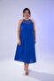 33326 Women's Plus Size Dress Blue - 4