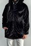 Women's Rabbit Fur Waist Drawstring Lined Coat - 2