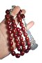Crimped Amber 13*15 mm Fired Stick Crimped Amber Collectible Prayer Beads - 4