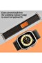 Trail Nylon Loop Strap for Apple Watch (42/44/45/49mm) Adjustable Sport Braided Band - Black - 4