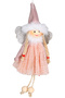Christmas Ornament, Fairy Figures, Pink, in Box - Pack of 3 - 5
