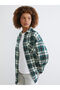 Checkered Embroidered Loose Fit Women's Lumberjack Shirt from Uzg Store for Style Enthusiasts