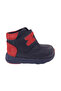 Ortopedikal1001 Ridente Navy Blue Red Suede Baby Boy Boots 100% Leather Thick Single Velcro