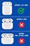 AirPods 1-2Nd Generation Compatible Launch Headphone Case with Velvet Inside and Erasable Silicone Special Box - 2