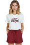 Women's White Relaxed Fit 100% Cotton T-Shirt – Graffiti Heart & “New Collection” Printed