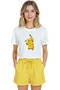 Women's White Relaxed Fit 100% Cotton T-Shirt – Pikachu Cartoon Character Printed - 6