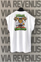 Fitness Back Printed Zero Sleeve Crew Neck Sports Tshirt