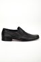 Kösele Genuine Leather Black Men's Classic Shoes Piped Sided - 3
