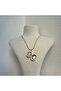 Non-Tarnish Steel Blue Enamel Pop-Up Necklace - 3