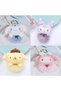 Girl'S-Baby Plush Bun Hair Tie Kuromi Cinnamoroll My Melody Pompompurin 1 Piece Send - 2