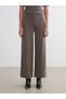 Women's Wide Leg Sweatpants with Elastic Waist - 2
