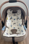 100% Cotton Poplin Stroller Cushion and Car Seat Cushion - 5