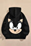 Children's Sonic Printed Hooded Sweatshirt Hoodie
