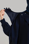 Zippered Allerli Ferace - Navy Blue - 3