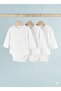 Snap Fastener Unprinted Baby Bodysuit 3-Pack Bodysuit