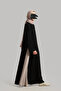 Asude Paneled Dress - Black