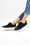 Black and White Sole Women's Sneaker |   Stylish Casual High Sole Sneakers Models - 4