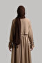 Allerli Modal Trench Dress - Brown - 3