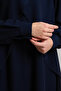 Zippered Allerli Ferace - Navy Blue - 8
