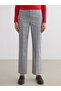 Esvab • Modern & Distinctive Slim Fit Checkered Embroidered Women's Trousers - 2