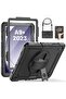 Case for Samsung Galaxy Tab A9 Plus 11" (2023) - Shockproof, 360° Stand, Black
