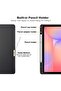 Samsung Galaxy Tab S10 Lite / S10 FE 10.9" Magnetic Pen Holder Shockproof Case - Black - 3
