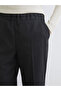 Esvab • Modern & Distinctive Women's Embroidered Checkered Trousers with Waist Cord - 3