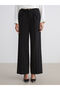 Esvab • Modern & Distinctive Women's Wide-Leg Pleated Pants with Belted Waist - 2