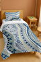 100% Cotton Undersea Stream Patterned Single Pique Set