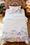 100% Cotton Spring Rustle Patterned Single Pique Set - 2