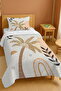 100% Cotton Moonlight Palm Tree Patterned Single Pique Set
