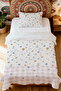 100% Cotton Plaid Spring Patterned Single Pique Set - 2