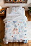 100% Cotton Animals under the Sea Patterned Single Pike Set - 4