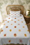 100% Cotton Bohemian Suns Patterned Single Pique Set - 3